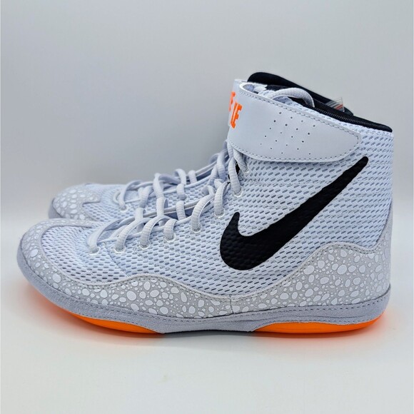 Nike Inflict SE Orange Grey Black DJ4471-900 Wrestling Shoe Men Size 10 - Picture 3 of 7